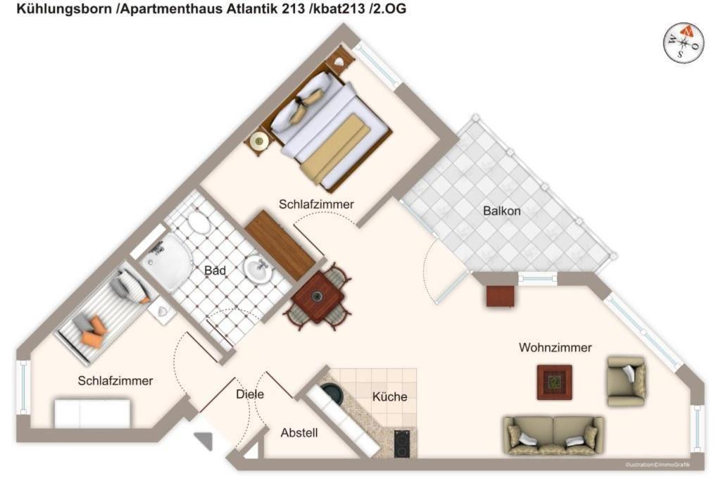 Apartmenthaus Atlantik Apartmenthaus Atlantik 213 Ostseebad Kühlungsborn Extérieur photo